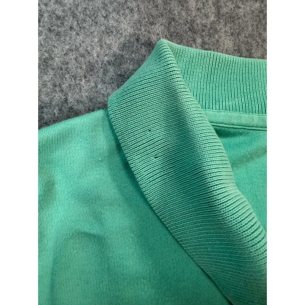 Polo Ralph Lauren Mens XL Mint Green Short Sleeve Pique Polo Shirt Blue Pony